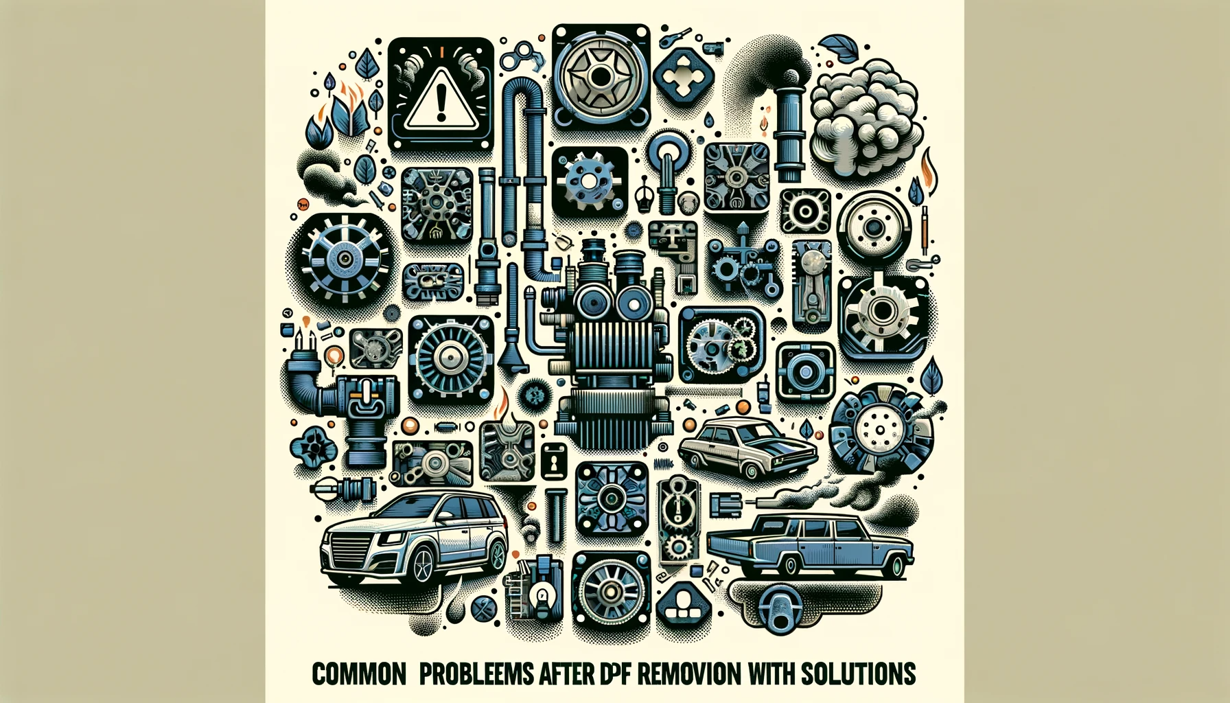 Featured image for an article on Common Problems after DPF Removal with Solutions