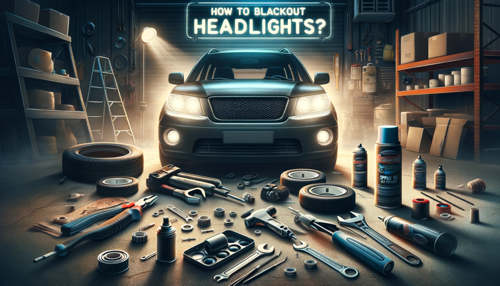 Image that shows How to Blackout Headlights