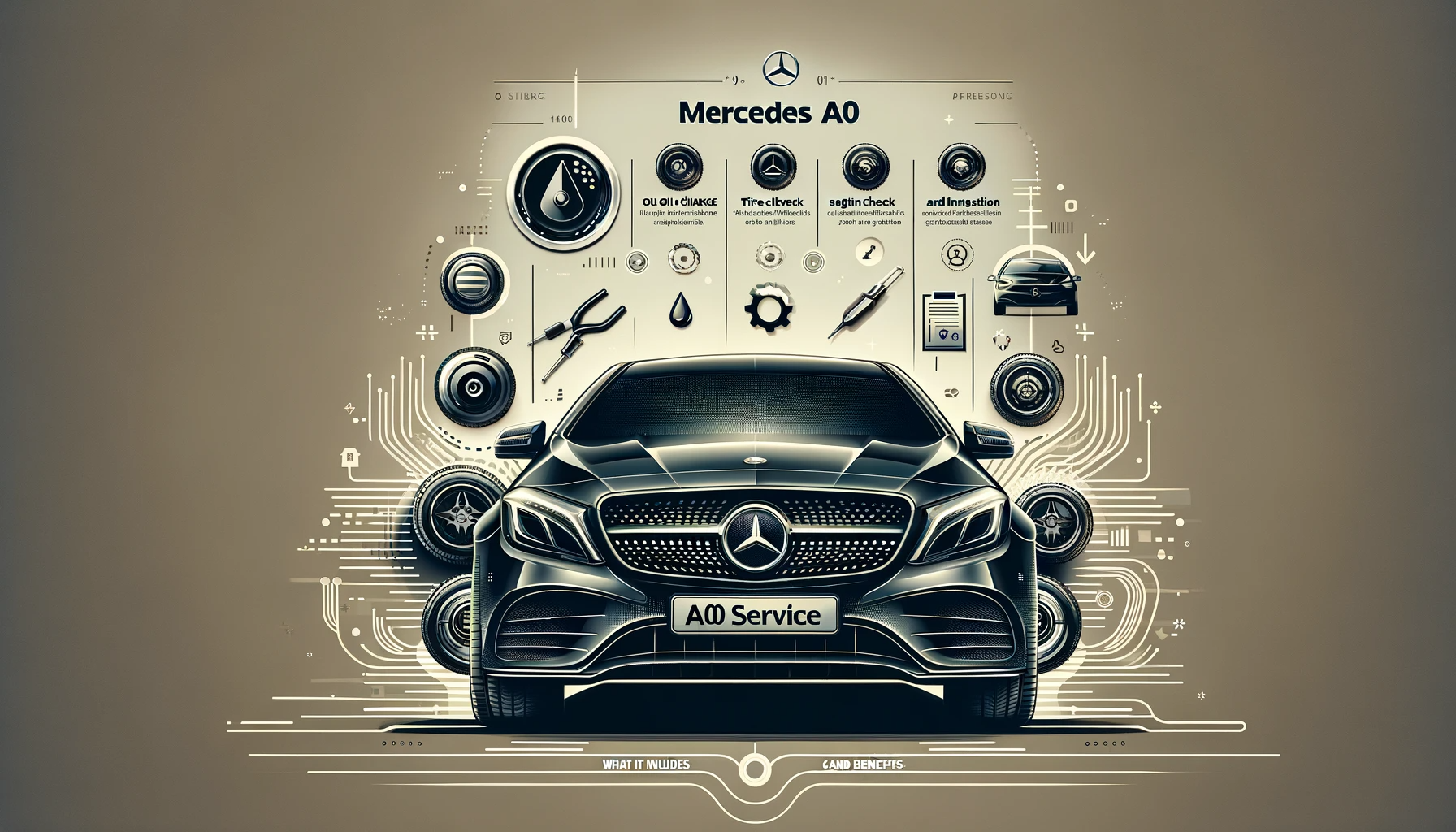 Featured image of an article on Mercedes A0 Service