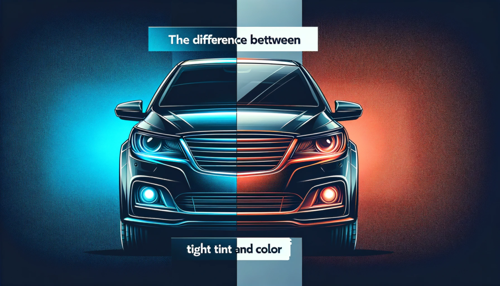 Illustration of The Difference Between Headlight Tint And Color