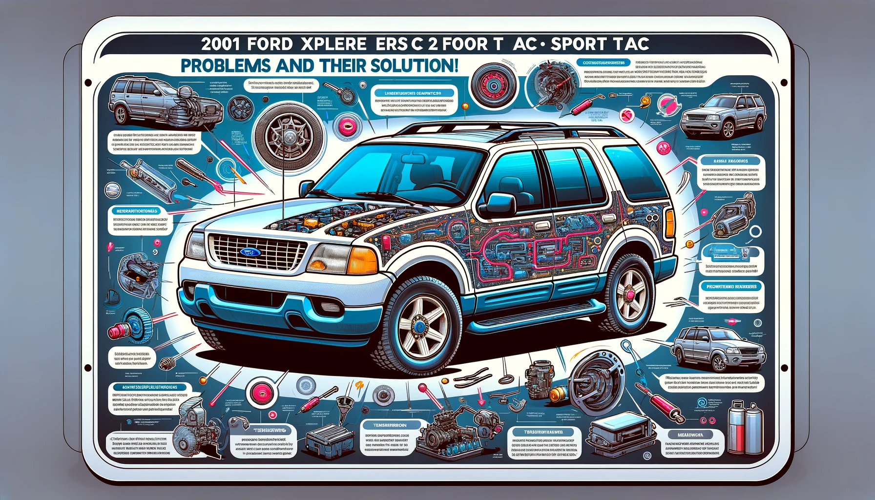 Featured image of an article on 2001 Ford Explorer Sport Trac Problems and their Solution