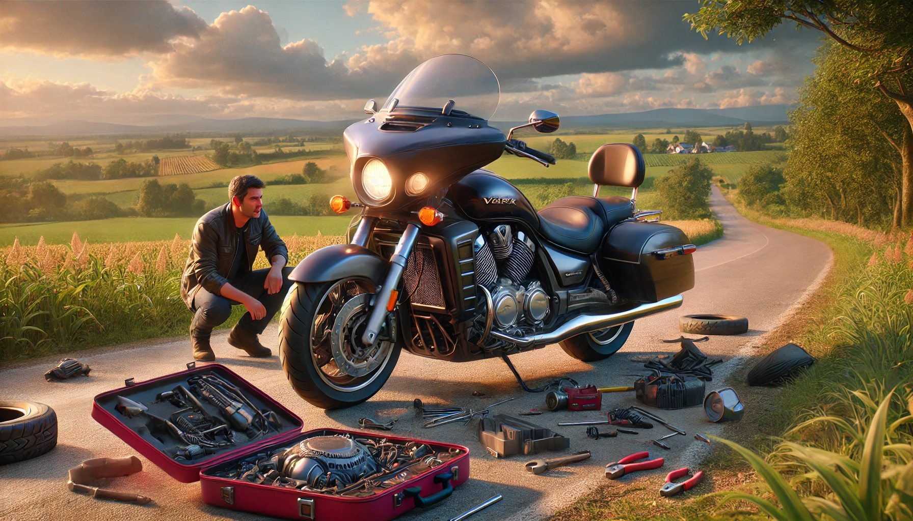 Featured image of an articel on 2003 Honda VTX 1800 Problems An In-Depth Analysis!