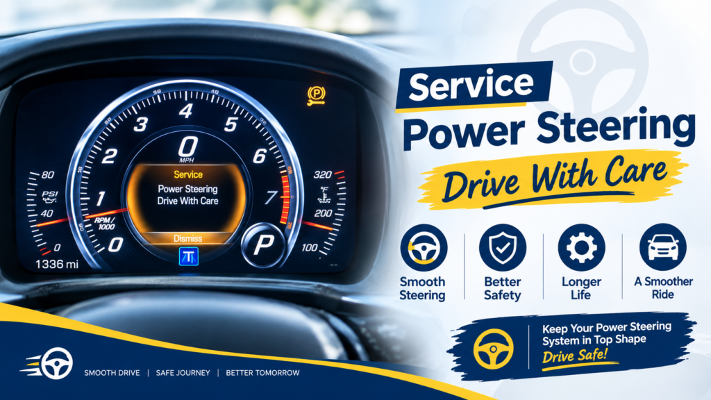 Service Power Steering Drive with Care