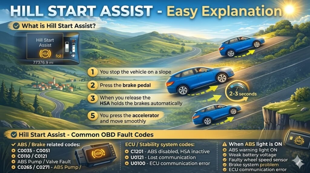 How to Fix Hill Start Assist Not Available Problem in 2024?